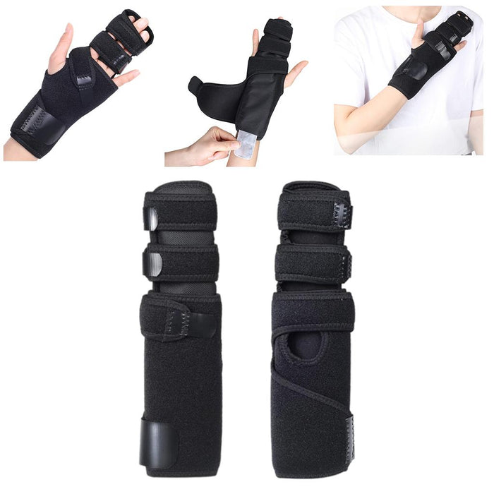 Crofta Wrist Brace Arm Compression Finger Splint for Men Women for Arthritis  Left