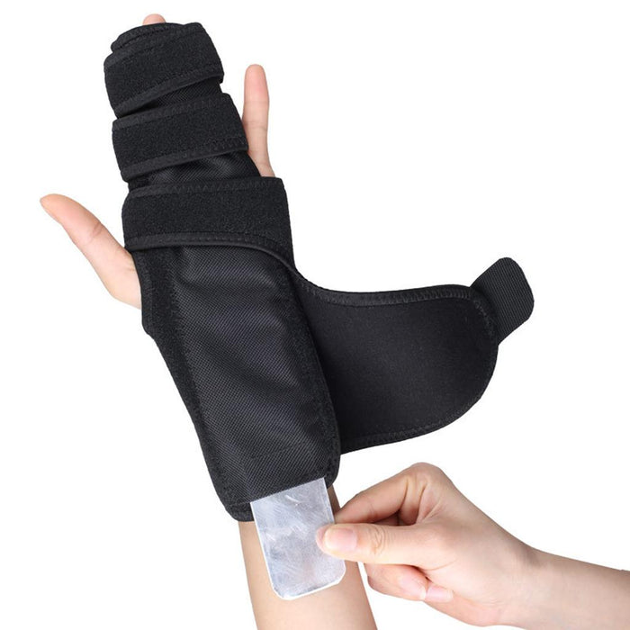 Crofta Wrist Brace Arm Compression Finger Splint for Men Women for Arthritis  Left