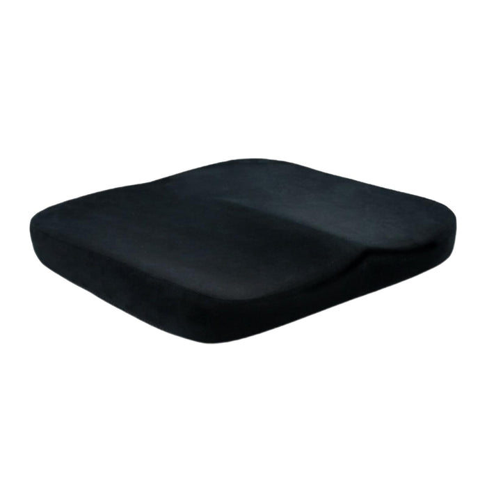 Crofta Memory Foam Seat Cushion Non-Slip for Car Seat Most Chairs Black Velvet