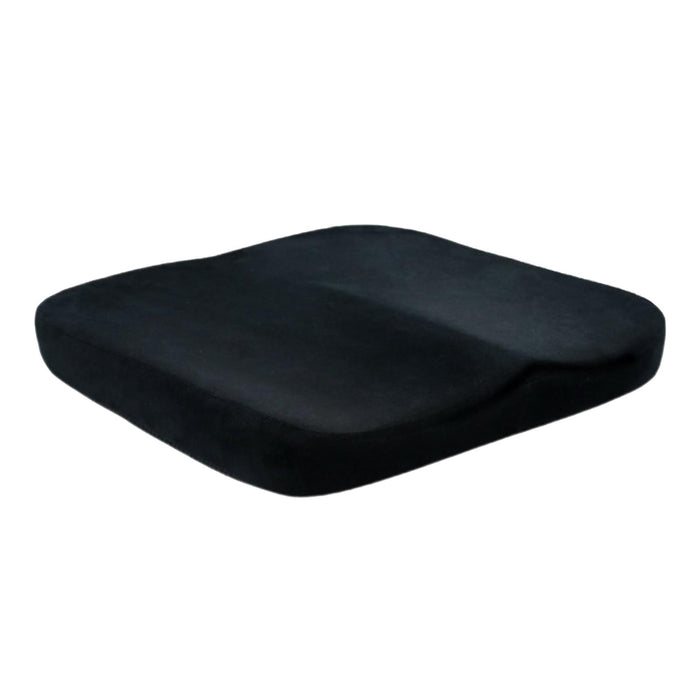 Crofta Memory Foam Seat Cushion Non-Slip for Car Seat Most Chairs Black Velvet