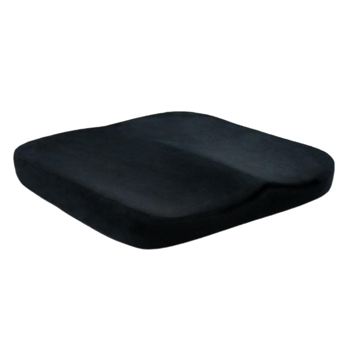 Crofta Memory Foam Seat Cushion Non-Slip for Car Seat Most Chairs Black Velvet