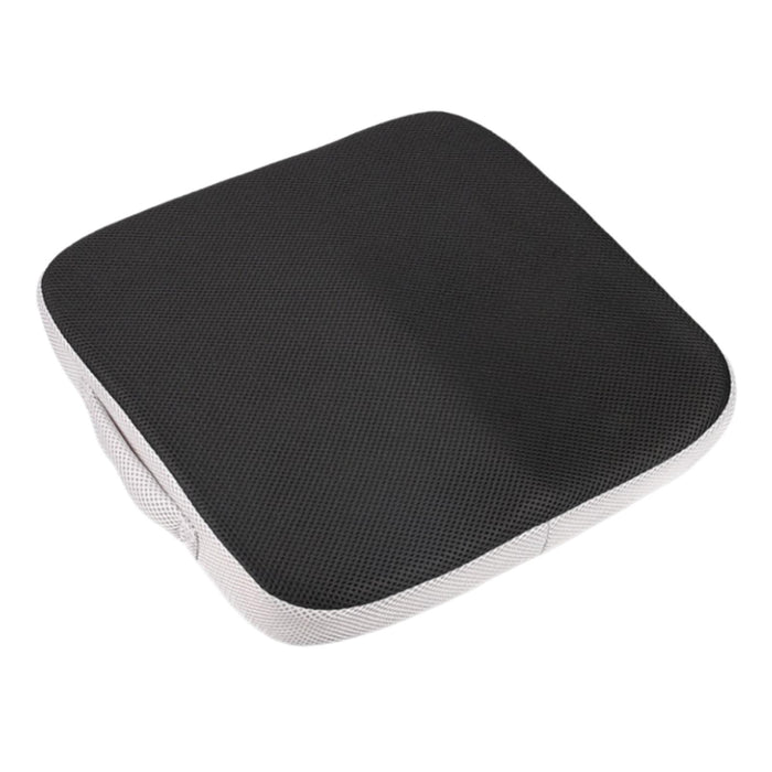 Crofta Memory Foam Seat Cushion Non-Slip for Car Seat Most Chairs Black Grey Mesh