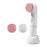 Crofta 2 in 1 Electric Facial Cleansing Brush Pore Oil with Soft Head Massaging