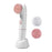 Crofta 2 in 1 Electric Facial Cleansing Brush Pore Oil with Soft Head Massaging