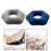 Crofta Donut Pillow Cushion Breathable Orthopedic Pregnancy Chair Pillow Dark blue