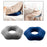 Crofta Donut Pillow Cushion Breathable Orthopedic Pregnancy Chair Pillow Dark blue