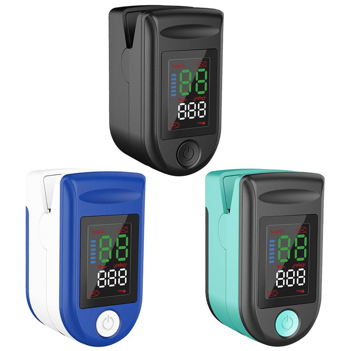 Crofta 1x Fingertip Pulse Oximeter Fast Spo2 Reading OLED Spo2 PR Meter for Gift Black