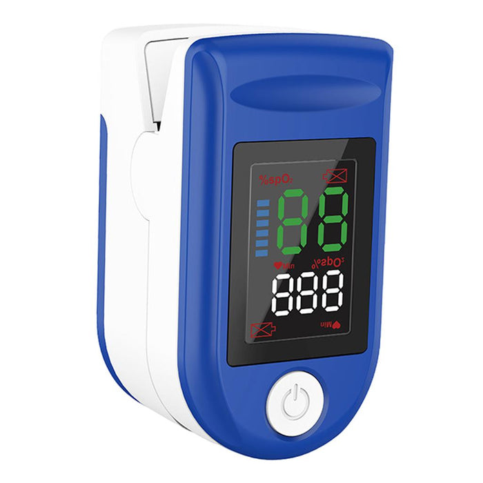 Crofta 1x Fingertip Pulse Oximeter Fast Spo2 Reading OLED Spo2 PR Meter for Gift Blue