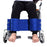 Wheelchair Footrest Leg Support Straps Protection Strap Adjustable Blue