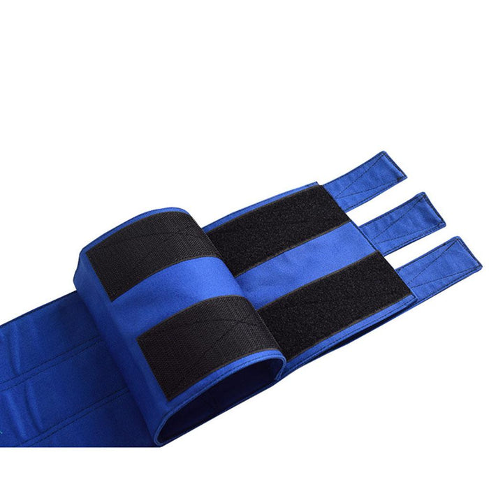 Wheelchair Footrest Leg Support Straps Protection Strap Adjustable Blue