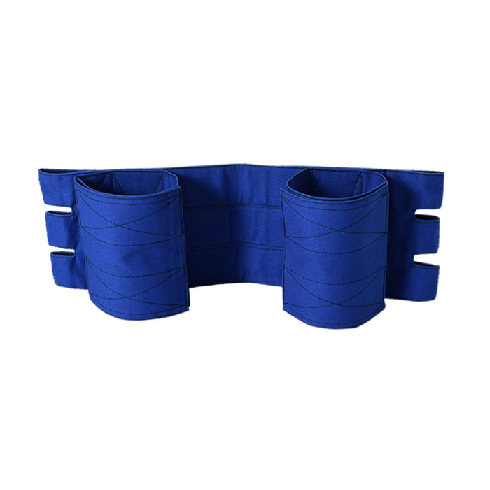 Wheelchair Footrest Leg Support Straps Protection Strap Adjustable Blue