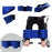 Wheelchair Footrest Leg Support Straps Protection Strap Adjustable Blue