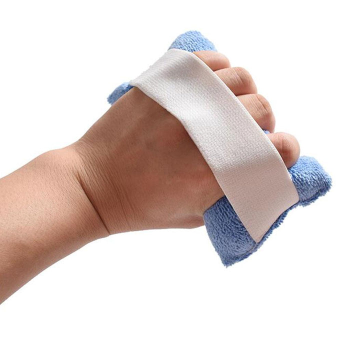 Finger Contracture Cushion Keeps Fingers Separated for Bedridden blue