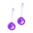 2 Pieces Facial Cooling Ice Globes Ball for Face Neck Care Dark Purple