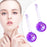 2 Pieces Facial Cooling Ice Globes Ball for Face Neck Care Dark Purple