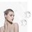 2 Pieces Facial Cooling Ice Globes Ball for Face Neck Care Clear White