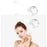 2 Pieces Facial Cooling Ice Globes Ball for Face Neck Care Clear White