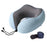 Travel Neck Pillow Memory Foam Prevent Heads from Falling Forward light blue