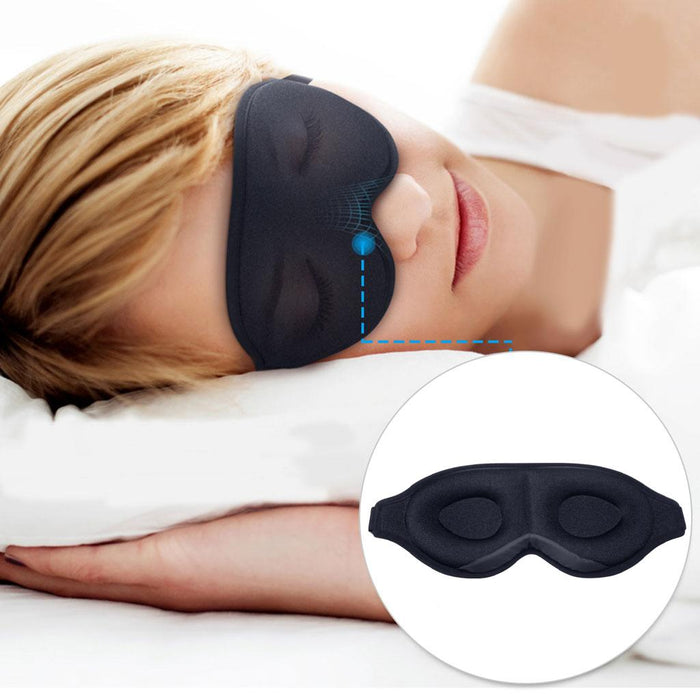 3D Eye Mask Eyeshade Memory Sponge for Sleeping Light Blocking Women Men