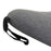 Lumbar Pillow Breathable Webbing with Buckle Washable for Home  Dark gray