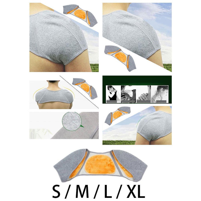 Warmer Shoulder Support Waistcoat Breathable Fabric for Home Office Sport S