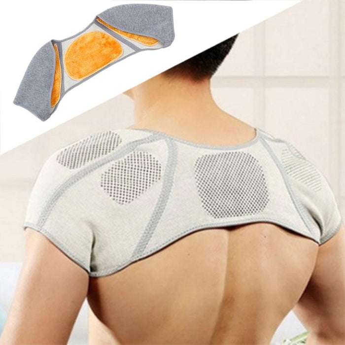 Warmer Shoulder Support Waistcoat Breathable Fabric for Home Office Sport M