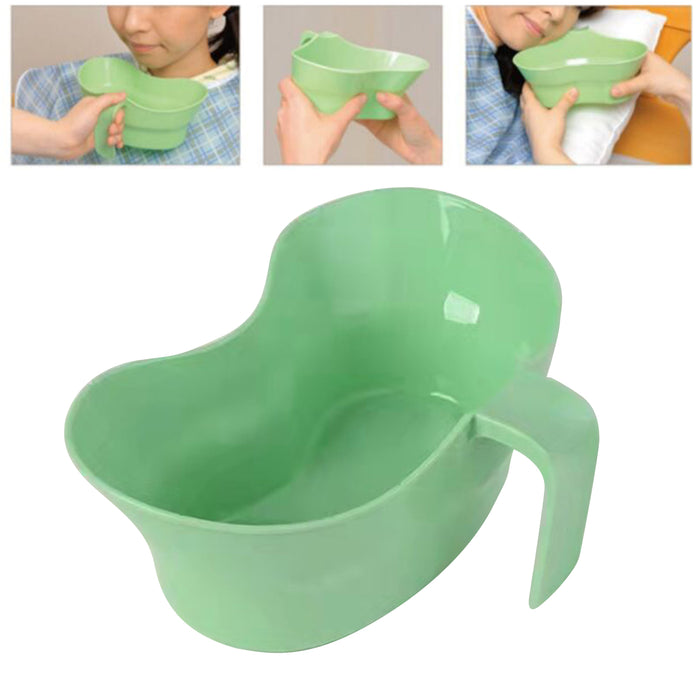 Tooth Mug Anti-Splash Lightweight Cup for Elderly Bedridden People Green