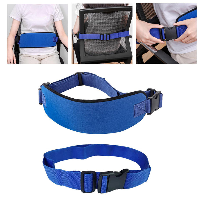 Wheelchair Seat Belt Harness Easy Install for Patient Caring Elderly Adult Ordinary