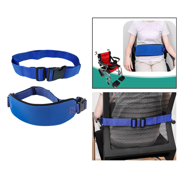 Wheelchair Seat Belt Harness Easy Install for Patient Caring Elderly Adult Ordinary