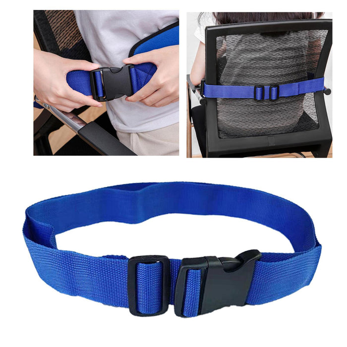 Wheelchair Seat Belt Harness Easy Install for Patient Caring Elderly Adult Ordinary