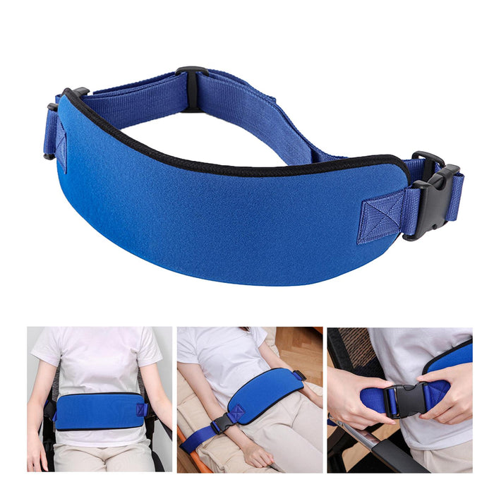 Wheelchair Seat Belt Harness Easy Install for Patient Caring Elderly Adult Widen