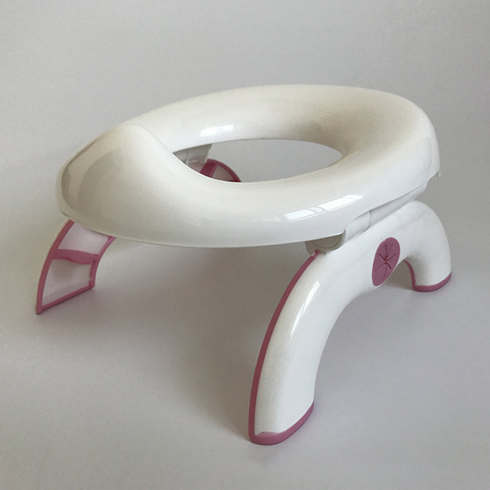 Baby Seat Foldable Daily Living Aids for Bathroom Outdoor Pink