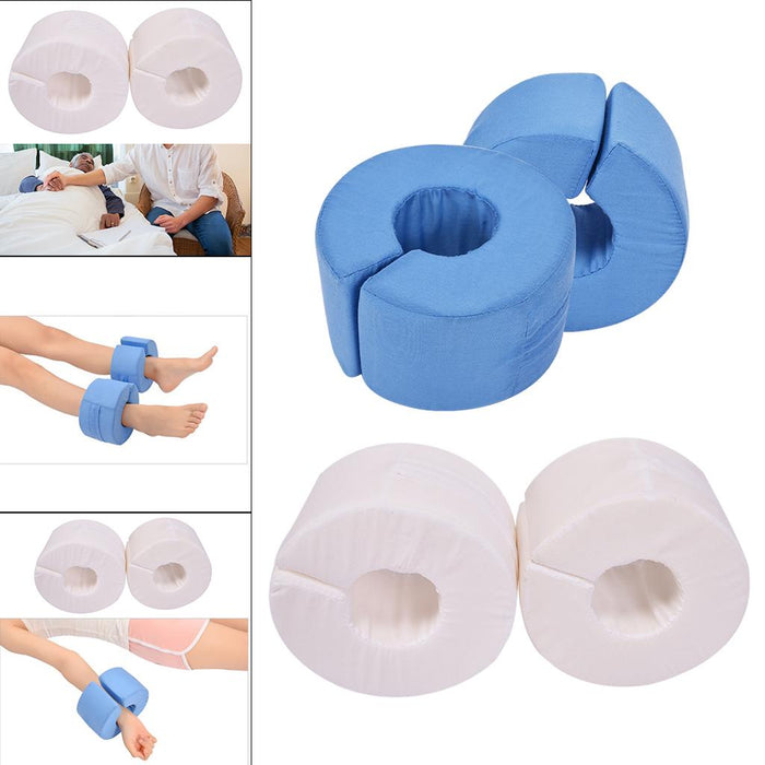 2Pcs Foot Elevation Pillows Anti-Bedsores Foam for Ankle Hand Sleeping White