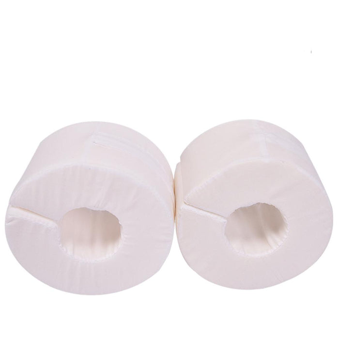 2Pcs Foot Elevation Pillows Anti-Bedsores Foam for Ankle Hand Sleeping White