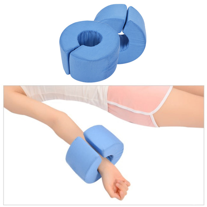 2Pcs Foot Elevation Pillows Anti-Bedsores Foam for Ankle Hand Sleeping Blue