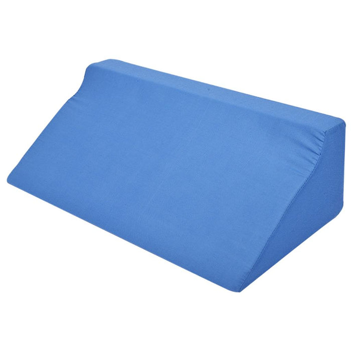 Wedge Pillow Soft with Washable Cover for Sleeping  blue cloth