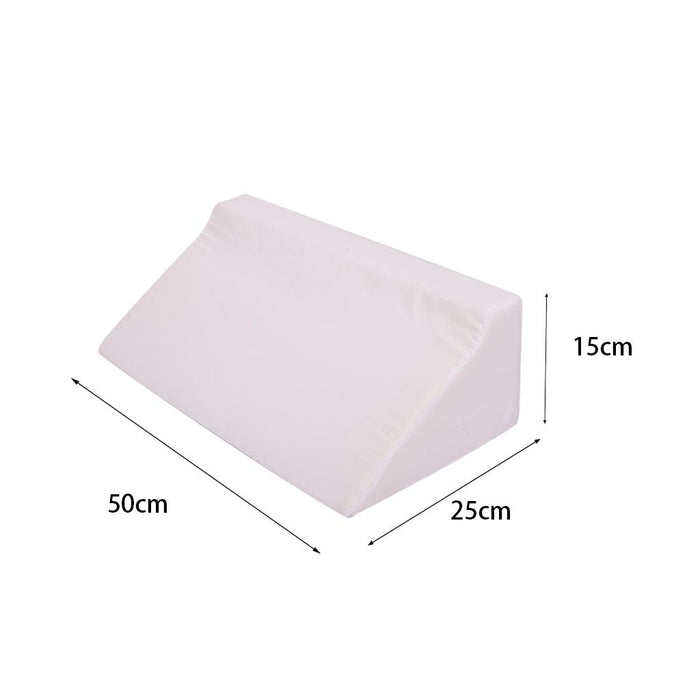 Wedge Pillow Soft with Washable Cover for Sleeping  white cloth