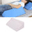 Wedge Pillow Soft with Washable Cover for Sleeping  white cloth