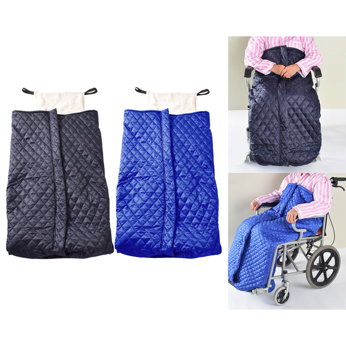 Wheelchair Blanket Warmer Cover Protection Leg Elderly Patients Gift Gray