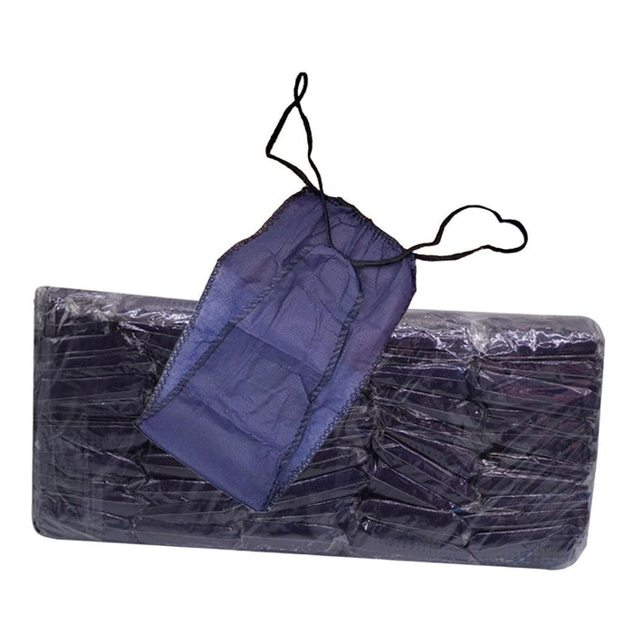 100x Women Disposable Thong Panties Individually Wrapped for SPA Dark Blue