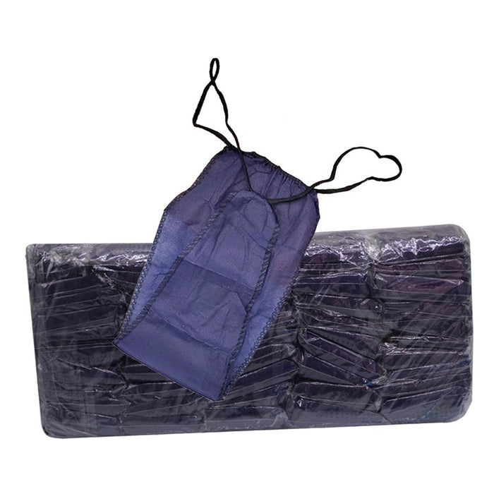 100x Women Disposable Thong Panties Individually Wrapped for SPA Dark Blue