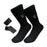 2x Unisex Electric Heated Sock with Battery Box Foot Warmer for Cycling battery case