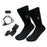 2x Unisex Electric Heated Sock with Battery Box Foot Warmer for Cycling USB cable and remote