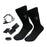 2x Unisex Electric Heated Sock with Battery Box Foot Warmer for Cycling USB cable and remote