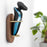 Wood Wall Mounted Razor Holder Shaver Stand Hanging Rack Tool for Men Travel A