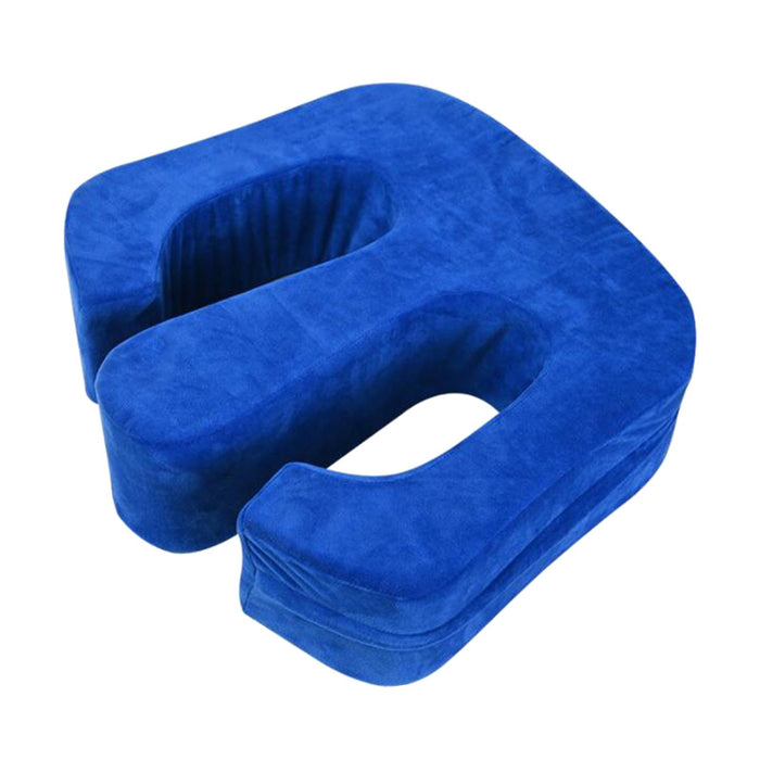 Turning Device Bed Assist U-Shaped Reusable for Housewares blue flannel