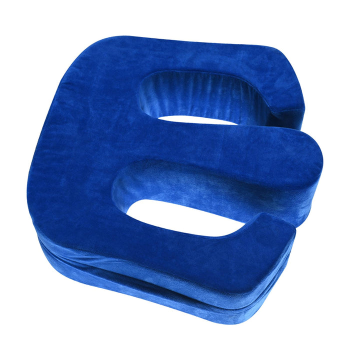 Turning Device Bed Assist U-Shaped Reusable for Housewares blue flannel