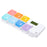 Weekly Pill Organizer Dispenser Gift Pills Vitamin Large Capacity for Elders Colours