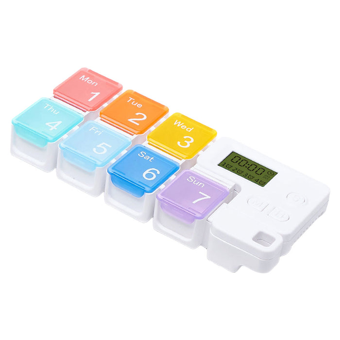 Weekly Pill Organizer Dispenser Gift Pills Vitamin Large Capacity for Elders Colours