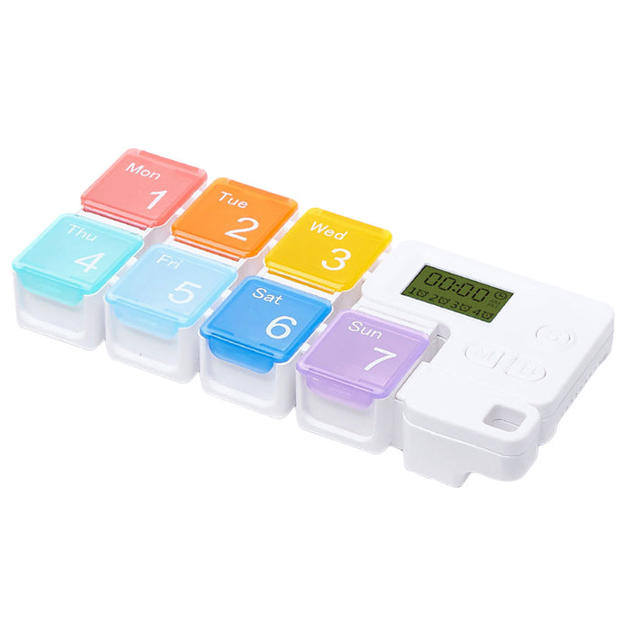 Weekly Pill Organizer Dispenser Gift Pills Vitamin Large Capacity for Elders Colours